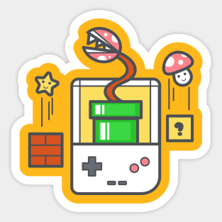 Retro Games Monster Sticker